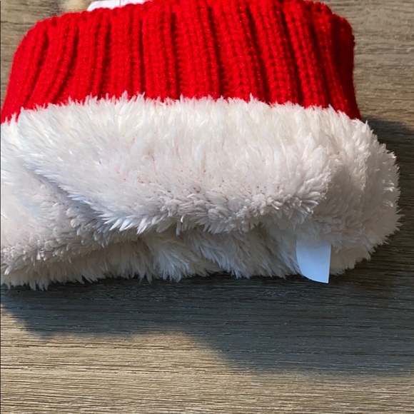 Pure Barre Branded Red Knit Beanie - Picture 3 of 3